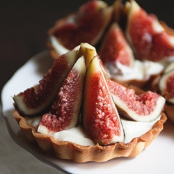 Fresh fig tartlets