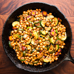 Zucchini and Chickpea Tagine