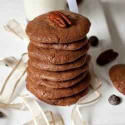 Chocolate Pecan Wafers