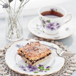 Blueberry & Meyer Lemon Jam Slice