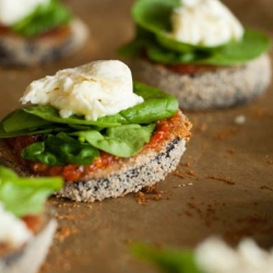 Mini Aubergine Pizzas