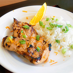 Simple Asian Honey Grilled Chicken