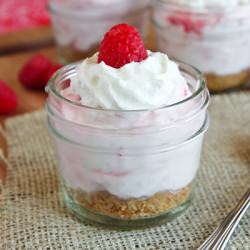 No Bake Raspberry Lemon Cheesecake