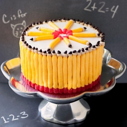 Back to School Pencil Cake