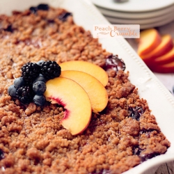 Peach Berry Crumble