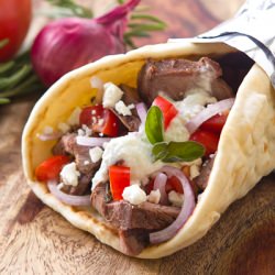 Grilled Lamb Gyros