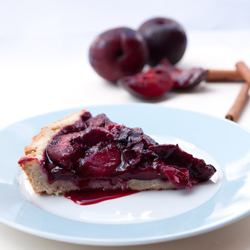 Gluten-free plum pie