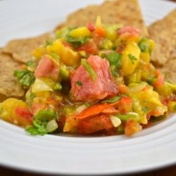 Mango, Tomato, Avocado Salsa