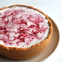 Raspberry Swirl Ice Cream Pie