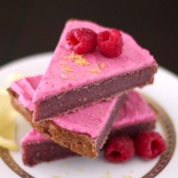 Raspberry Lemon Blondies