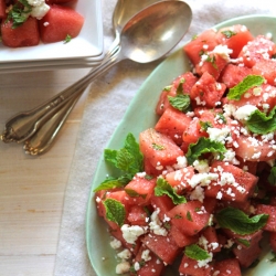 Watermelon, Mint & Feta Salad