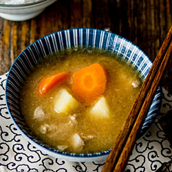 Tonjiru – Japanese Pork Miso Soup