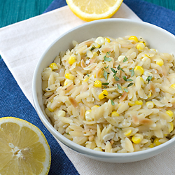 Toasted Orzo Risotto