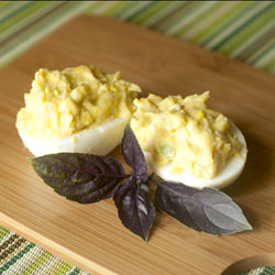 Crab Deviled Eggs