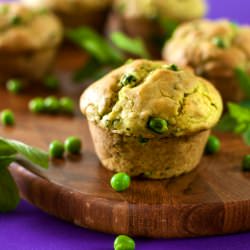 Minted Pea Muffins