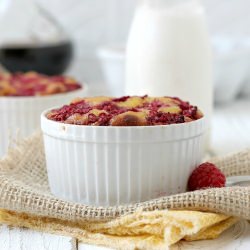 Raspberry & Cream Breakfast Cake