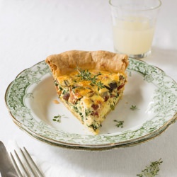 Rainbow Swiss Chard Quiche