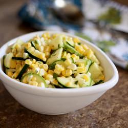 Corn & Zucchini Salad