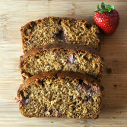 Brown Butter Strawberry Bread