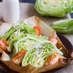 Wedge Salad with Smoked Tomatoes