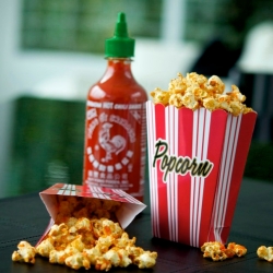 Sriracha Popcorn