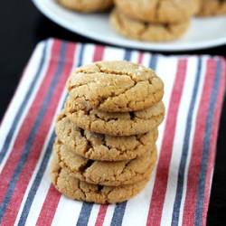 Peanut Butter Crinkle Cookies