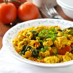 Tofu Breakfast Scramble for Two