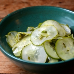 Spicy PIckled Cucumbers