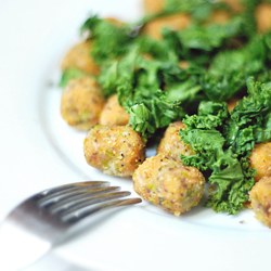 Yam Gnocchi With Kale