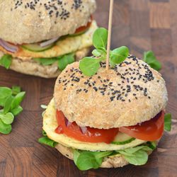 Burger with a Ricotta Steak