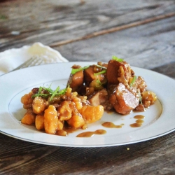 Chicken w/ Sweet Potato Gnocchi