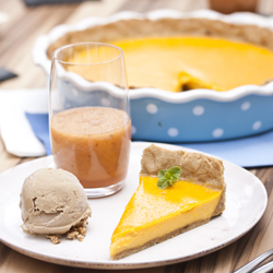 Yam Tarte with Melon Shooter