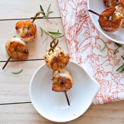 Smoked Olive Oil & Rosemary Shrimp