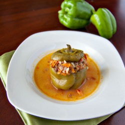 Beef Stuffed Bell Peppers