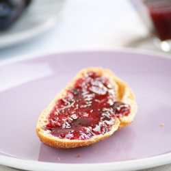 Red Plum Jam with Cinnamon