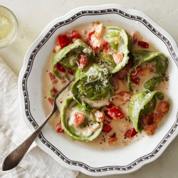 Three-Cheese Spinach Tortelloni