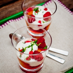 Peach Melba