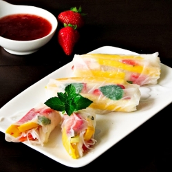 Fruit Spring Rolls