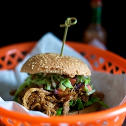 Pulled pork burger