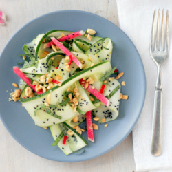 Sesame Peanut Cucumber Salad