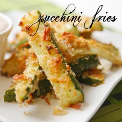 Zucchini Fries Seasoned Sour Cream