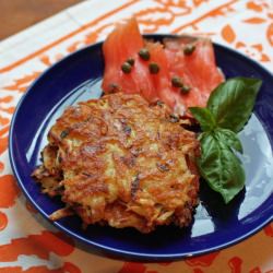 Potato Latkes with Smoked Salmon