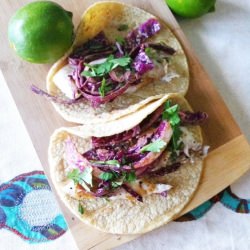 Fish Tacos with Mexican Slaw