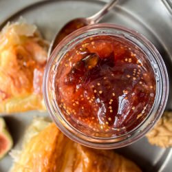 Fig Pear and Walnut Jam