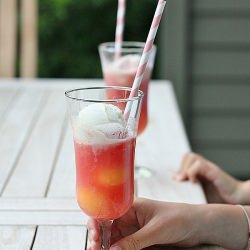 Watermelon Soda Float