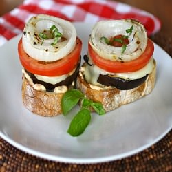 Grilled Eggplant Burgers