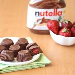 Strawberry Nutella Cups