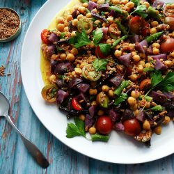 Late Summer Farro Salad