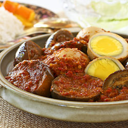 Egg and Eggplant Curry