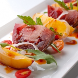 Nectarine and Tomato Salad